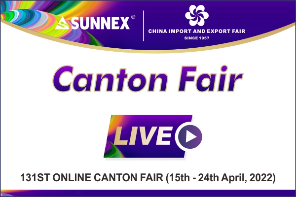 Léiríonn táirgí 131ú Canton Fair Hot sceideal físeáin SUNNEX!