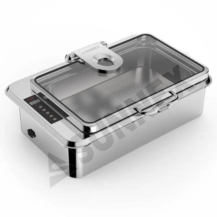 Cruach dhosmálta 8.5L Chafer buffet tógtha isteach